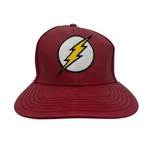 The Flash DC Comic Red Faux Leather Hat